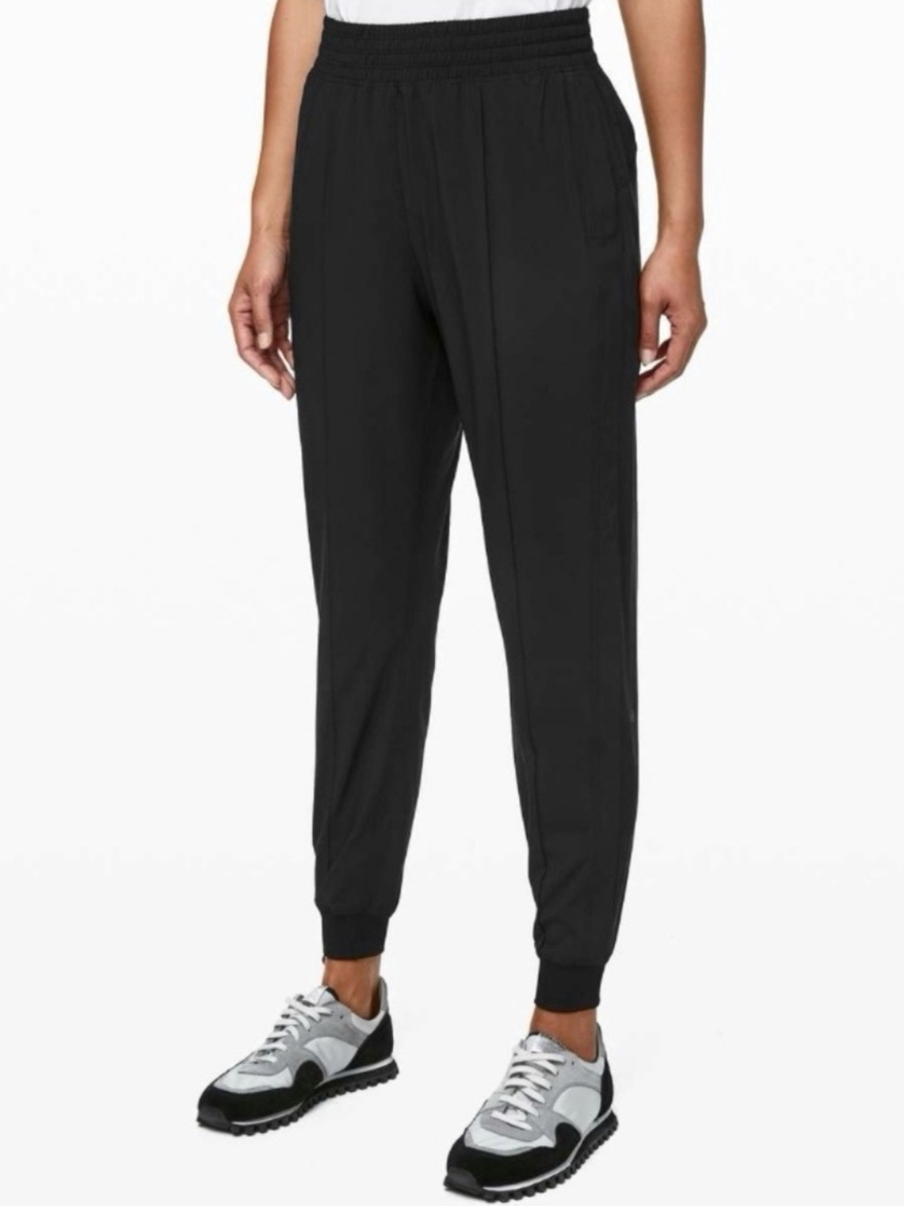 Lululemon Modal Joggers Athletic Elastic Waist Pants Black Size 6